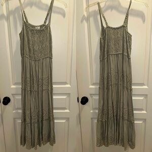 Sage Green Jessica Simpson Maxi Dress
